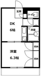 アサヒ・クレストの物件間取画像